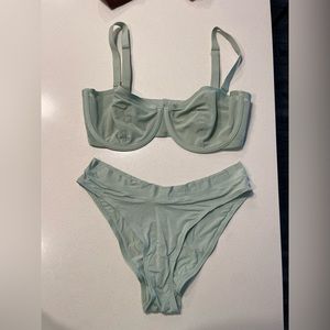 Cuup Balconette Bra 34E Celadon
